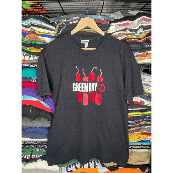 Y2K 2005 Green Day American Idiot Men’s Large Band T-Shirt - Picture 1 of 6